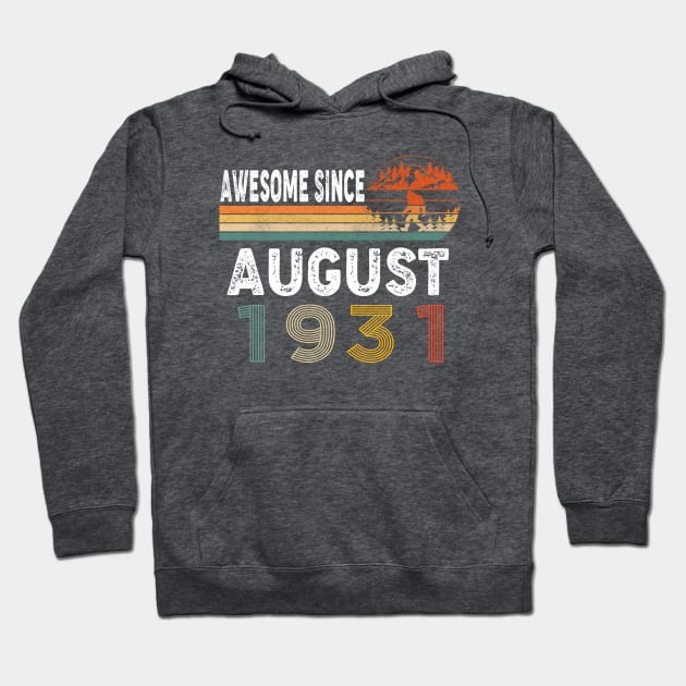 Awesome Since August 1931 Hoodie by ThanhNga